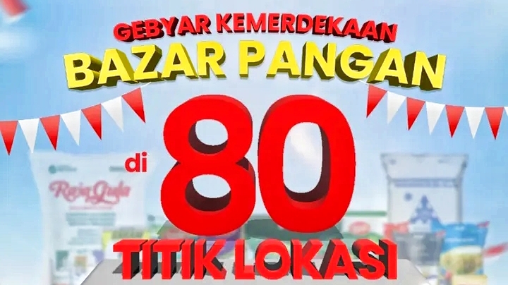 Bazar Pangan ID FOOD: Sembako Murah Hadir di 80 Lokasi untuk HUT RI ke-80