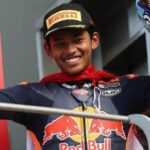 Komentar Veda Pratama Usai Jadi Pembalap Indonesia Pertama Naik Podium Moto3